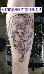Maybe you would like to learn more about one of these? Right Forearm Tattoo Of My Boy Oreo Rip Big Dude Glad To Take You Everywhere With Me Isle Of Dogs Burtonesque Style Bananafish Tattoo New Albany In Done By Anne Epiphany Album
