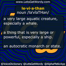 Leviathan 12 12 2015 Gfx Definition Of The Day Definitions Nouns Adjectives