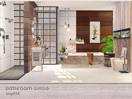 Bathroom Lusso The Sims 4 Download Simsdomination Sims House Design Sims House Sims 4 Bedroom