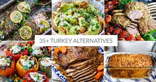 Main courses like pork rib roast, roast duck, garlic herb roasted chicken, ham and prime rib are all great options to look. 40 Thanksgiving Turkey Alternatives And For Christmas