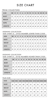 size chart la femme