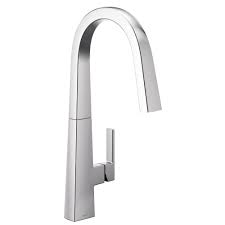 Moen S75005 Nio 1 5 Gpm Deck Mounted Pull Down Kitchen Faucet Chrome Walmart Com Walmart Com