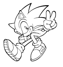 Sonic is a famous hedgehog invented by sega initially as the protagonist of the sonic the hedgehog series of games. Sonic Coloring Pages 118 New Pictures Free Printable