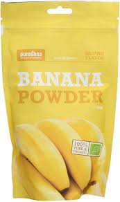 Organic Banana Powder 250 G Purasana Vitalabo Online Shop Europe