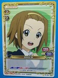 I showcase and open anime trading cards from collectible card games and wafer packs from japan. K On Waifu Anime Trading Card Precious Memories 01 052 Ritsu Tainaka Drummer Ebay
