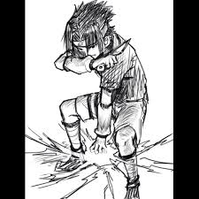Naruto hidden village logo minimal 5k. Naruto Sasuke Sketch By Anime Artacademy On Deviantart