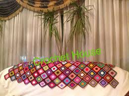 مفرش كنبة كروشيه بتاع مسلسل ابو العروسة بيت الكروشيه Crochet House Facebook