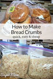 How To Make Bread Crumbs How To Make Breadcrumbs How To Make Bread Homemade Bread Crumbs