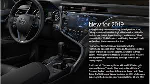 It's a pity families don't. Drive A New 2019 Toyota Camry For 10 982 Lynch Toyota