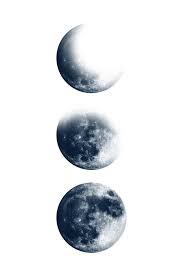 Moon Phases Classic Blue Art Print By The Happy Salad X Small Blue Art Prints Moon Painting Moon Phases