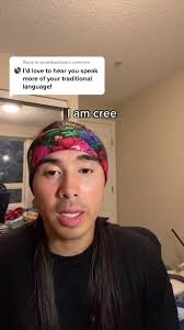 Reply to @danielbouliane im still learning but my lifelong goal is to be  fluent in my traditional language. #nativetiktok #indigenous #ancestors