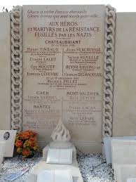 Hommage Aux Resistants G Moquet P Lacan Paris Pl