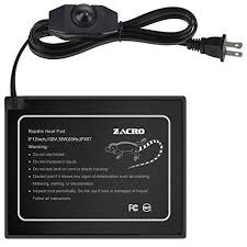 Zacro Reptile Heat Pad With Thermostat Temperature Adjustable Under Tank Heater For 30 40gal Tank Terrarium Hea Reptiles Thermostat Temperature Reptile Tank