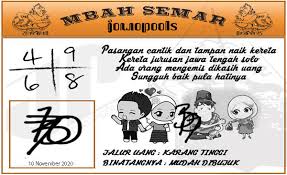 Syair Sd Mbah Semar 09 November 2020 Keluaran Togel