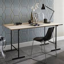 Treteau Acier H H 75 X L 71 Cm Leroy Merlin Treteaux Plateau De Table Treteaux Bois
