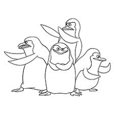 Free printable madagascar coloring pages for kids. 10 Best Free Printable Penguins Of Madagascar Coloring Pages