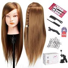 First things first, where does a 20 inch set sit once applied? Mannequin Head With Hair Topdirect Hair Mannequin Manikin Head Hair Practice Cosmetology Hair Doll Head Styling Hairdressing Training Braiding Heads 20 Inch Long With Clamp Holder And Tools Buy Online In Nicaragua