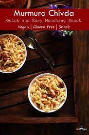 Murmura Chivda Quick And Easy Munching Snack Food Halal Recipes Snacks