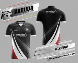 Jual kemeja pria lengan panjang warna abu dan hitam model kombinasi via. Desain Kaos Badminton Wingsuit Warna Hitam Putih Keren Banget