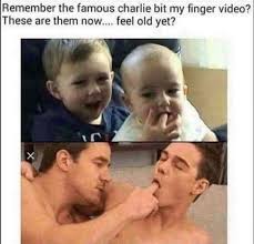 The hilarious charlie bit my finger home video featuring a toothy baby in england and his startled big brother is getting yanked from youtube after the boys' parents auctioned it off for a hefty $760,999. Charlie Bit My Finger 9gag