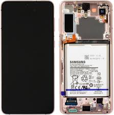 Дисплей для Samsung G991 Galaxy S21 із сенсором і рамкою Рожевий ...