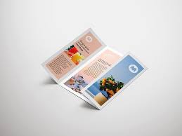 Free Single Gate Fold Brochure Mockup Mockups Design Free Premium Mockups Pamphlet Design Brochure Brochure Mockup Free