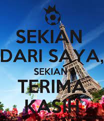 Gambar animasi bergerak sekian terima kasih gambar lmn. Sekian Dari Saya Sekian Terima Kasih Keep Calm And Posters Generator Maker For Free Keepcalmandposters Com