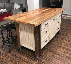 4.3 out of 5 stars 172. Kitchen Island With Seating Large Kitchen Island With Storage Rustic Wood Kitchen Isl Kitchen Remodel Kitchen Island Table Kitchen Island Storage