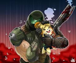 Goooood Good Good Good Good Good Good Good Good Good Good Good Good Good Good Good Good Good Good Good By Jmg Vtvkwdoxifvtgm7 Doomguy And Isabelle In 2020 Doom Videogame Doom Game Animal Crossing