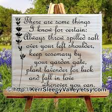 Practical Magic Quote Always Throw Spilled Salt Over Your Left Shoulder Plant Lavender For Luck Witch Si Practical Magic Quotes Magic Quotes Practical Magic