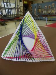 Yarn Art Sculpture These Are Amazing Especially The Double 3d Creations Art Lessons Elementary Elementary Art Projects Elementary Art