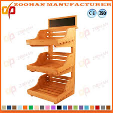 Hot Item Supermarche De Fruits Et Legumes D Etageres En Bois Legerement Inclines Stand Zhv52 Etagere Bois Etagere Rangement Bois