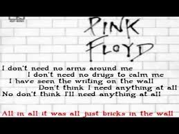 Pink Floyd Another Brick In The Wall Part 2 Lyrics Pink Floyd Another Brick In The Wall All Parts Best Audio Youtube Pink Floyd Lyrics Pink Floyd Great Song Lyrics