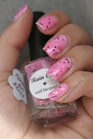 Pink with roses nail design. 67 Innocently Sexy Pink Nail Designs Photos