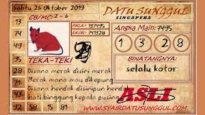 Prediksi Togel Singapura Sabtu 26 Oktober 2019 Youtube
