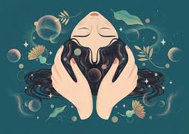 A Visit To The Head Spa Published 2019 Massage Art Illustration Planets Art