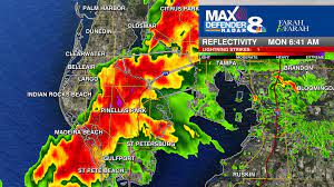 Tornado warning* severe thunderstorm watch severe thunderstorm warning* hurricane watch hurricane warning tropical storm watch tropical storm warning: Strong Thunderstorms Move Through Tampa Bay Wfla
