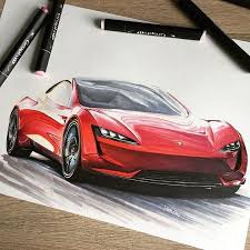 How To Drawing 45 Best Image How To Draw A Car Car Drawings Page 35 Of 51 Drawing Sketch Blog Concept Car Design Tesla Roadster Design Sketch