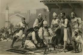 The attack on Secundra Gunge, near Allahabad, charge of… — PICRYL - Public Domain Media Search Engine