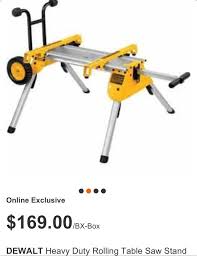 Dewalt Table Saw Stand Jobsite Table Saw Dewalt Table Saw Stand
