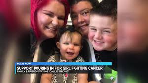 Support pouring in for girl fighting cancer