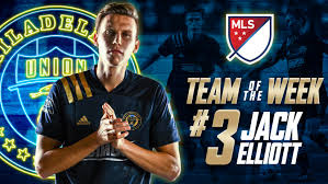 Real salt lake shocks seattle . Jack Elliott Picks Up Third Mls Team Of The Week Honor Philadelphia Union