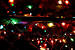 Icicle Lights On Fence