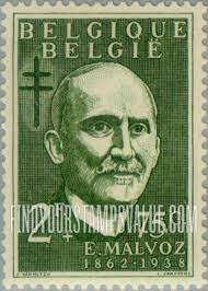 The first belgium stamps, issued in 1849, were two imperforates called epaulettes. Value Of Belgie Belgique 2f Stamps
