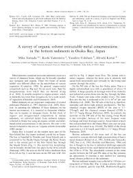 Compare flight prices from kuala lumpur to osaka by month. Pdf A Survey Of Organic Solvent Extractable Metal Concentrations In The Bottom Sediments In Osaka Bay Japan