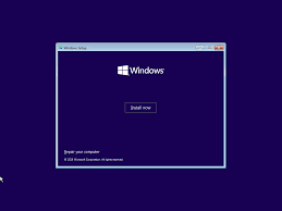 Install windows 10 