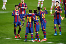 Jornada 36 | la liga española. Resultado Barcelona 5 1 Alaves Video Goles Liga Espanola 2021 Fut Futbol Rf