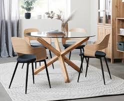 Enjoy free shipping on most stuff, even big stuff. Dining Chairs Upholstered Fabric And Oak Dining Chairs Jysk Ireland