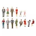 People Miniature Mini Figures 2-50pcs 1:25/30/42/50 Diorama Seated ...