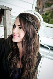 Braided Hippie Headband Light And Dark Brown By Versatilevission 25 00 Brown Wavy Hair Hippie Hair Hair Beauty